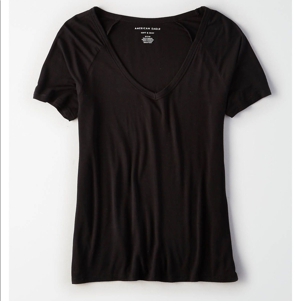 AEO soft and sexy black tee